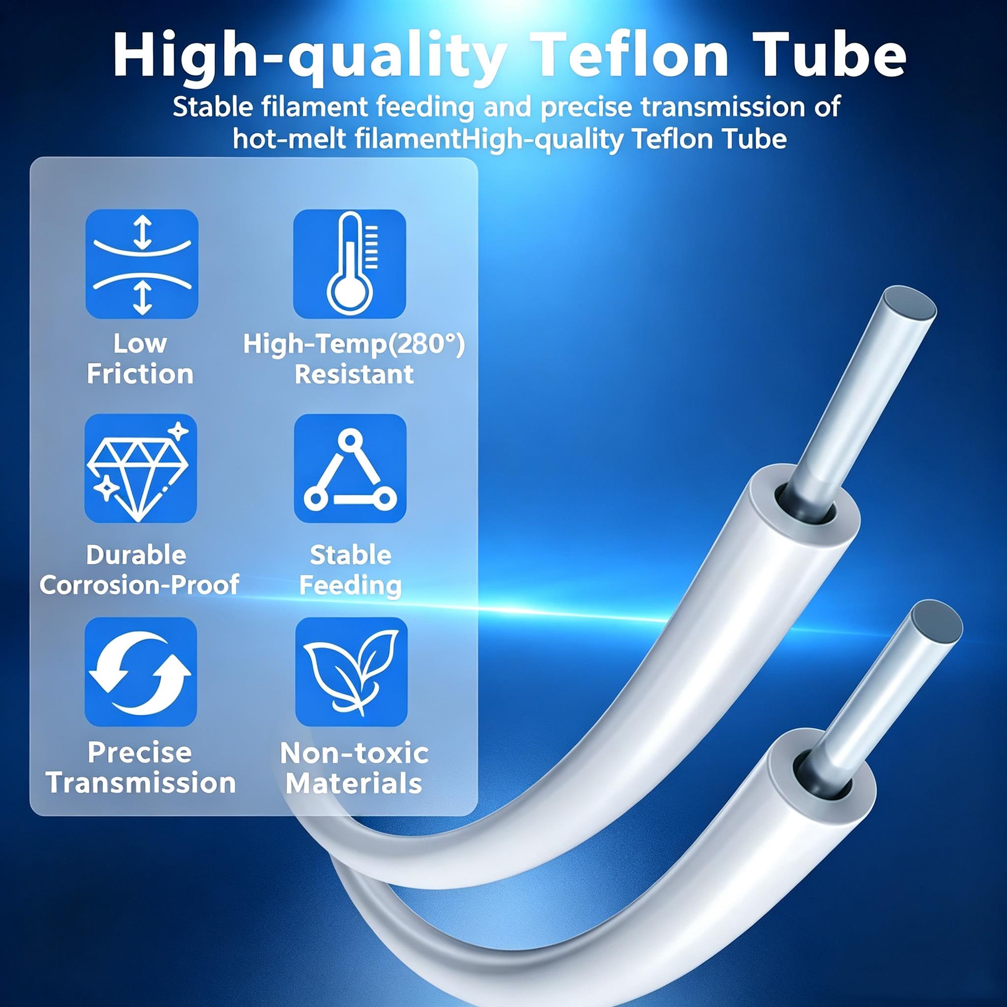 Tubo in PTFE Teflon 2,5×4 mm p - Ptfe Tape Thread recensione e prezzo