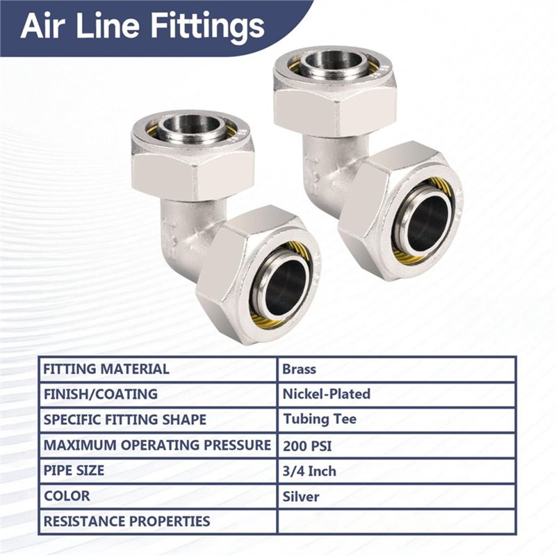 Raccordi per tubi dell'aria in - Compression Fitting Brass recensione e prezzo