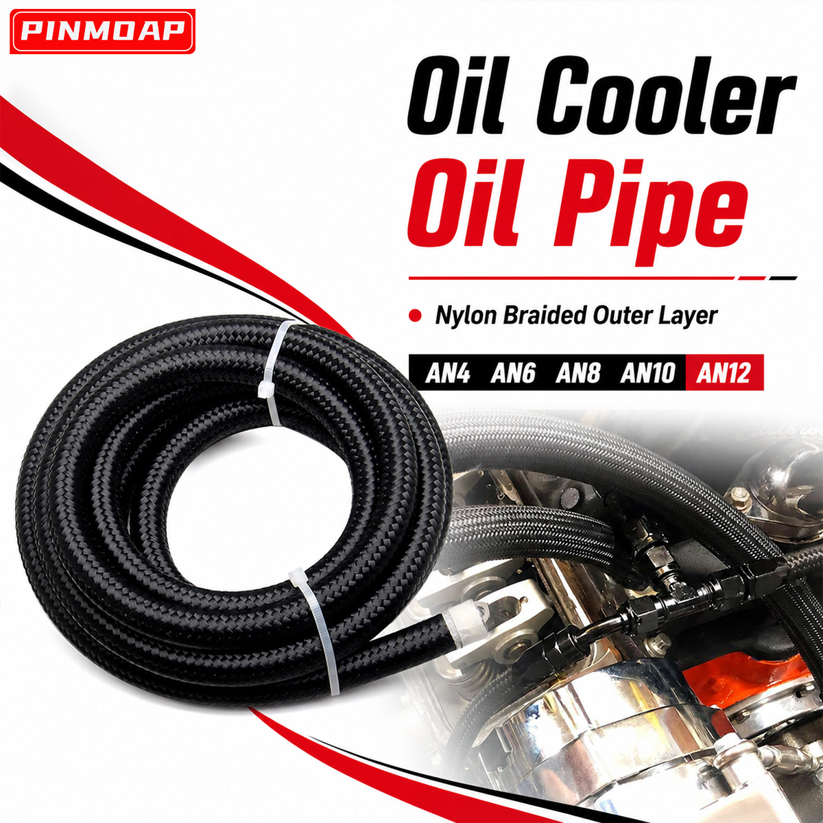PINMOAP AN4 AN6 AN8 AN10 AN12  - Flexible Hose Braided recensione e prezzo