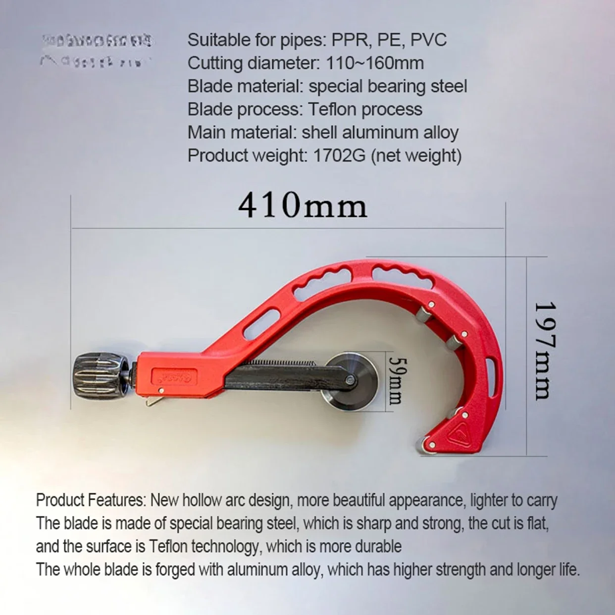 Tipo di rullo Tagliatubi in ac - Pipe Cutter Ratchet recensione e prezzo